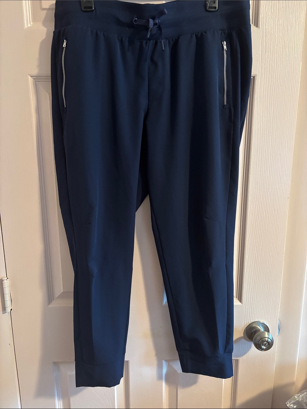 Women's Navy Drawstring Jogger Pants